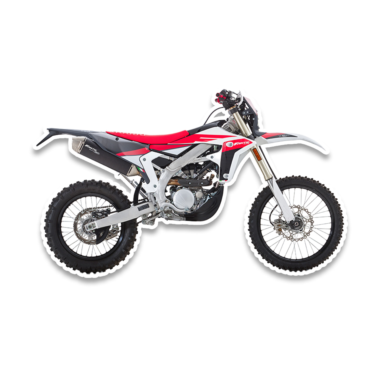 Dirt Bike Sticker 4 Inch Vinyl Decal Waterproof XEF 250