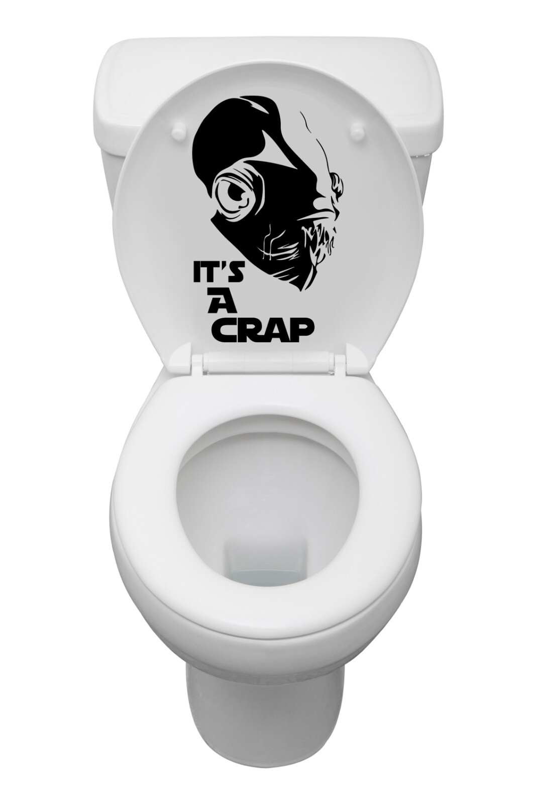It's A Crap Toilet Lid Star Wars Inspired Vinyl Decal Sticker