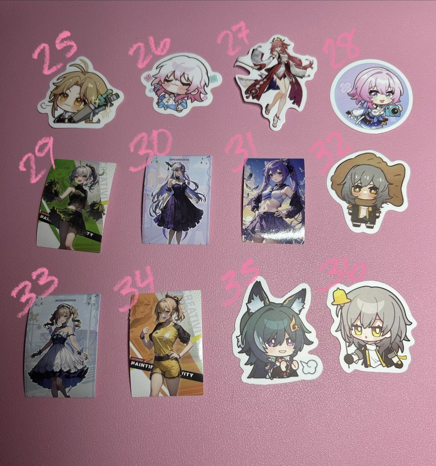 Genshin Impact And More Anime Stickers – 4