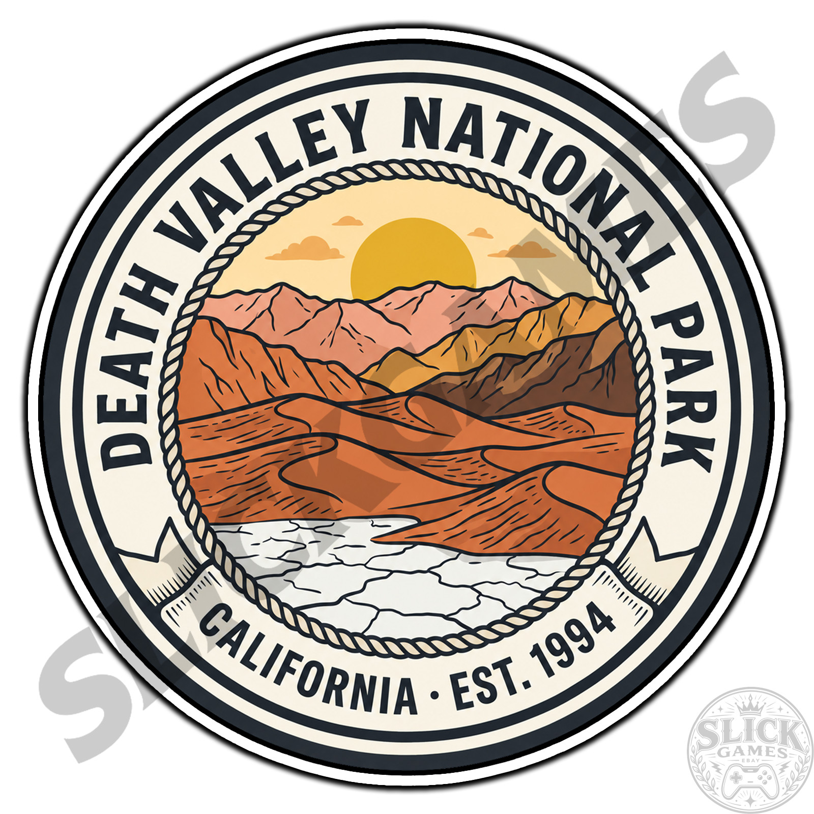 Death Valley National Park California #1 Travel Sticker Waterproof Vinyl Decal
