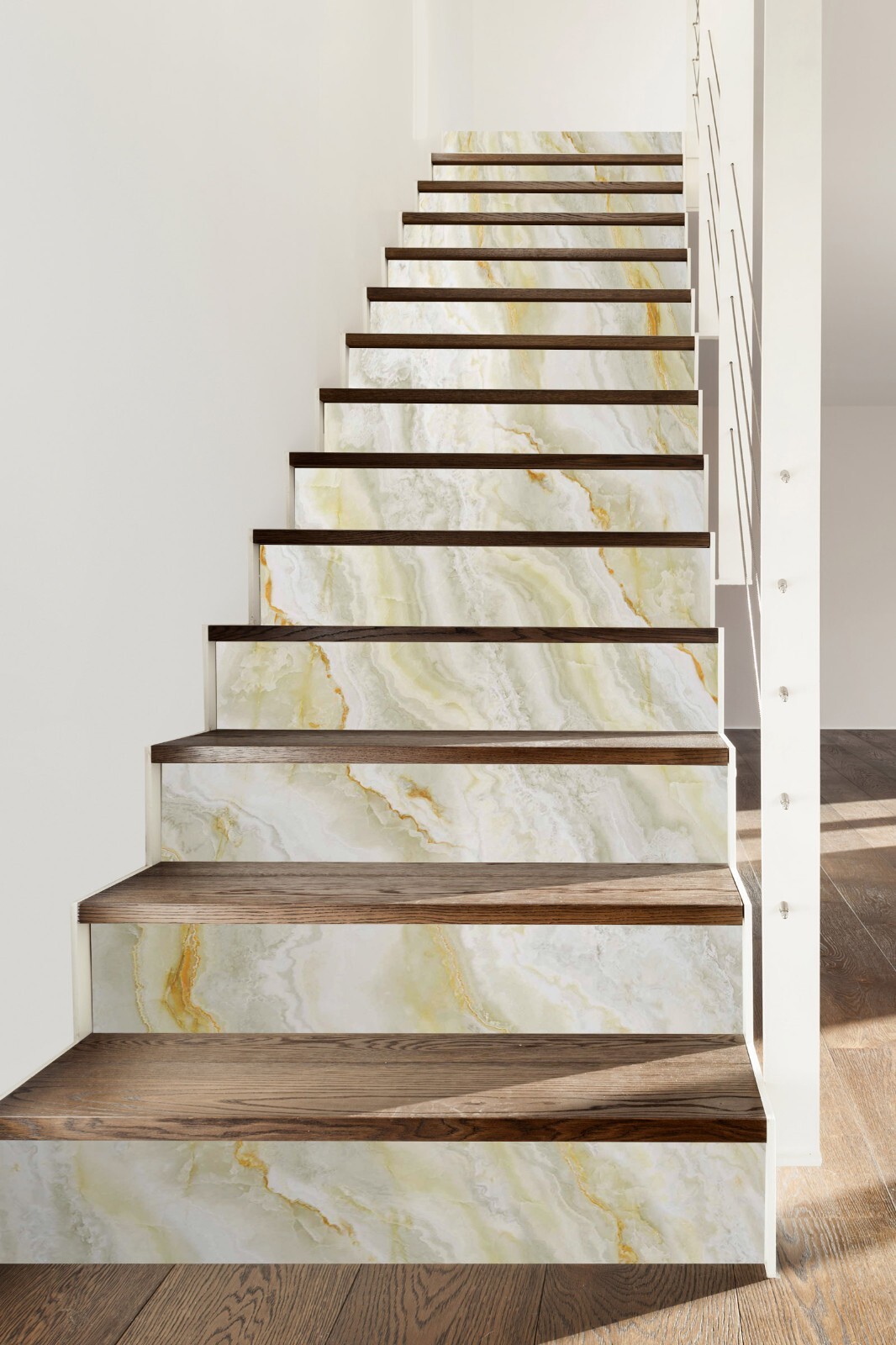 3D Gentle Simple Colors 8578 Stair Risers Decoration Photo Mural Decal Wallpaper