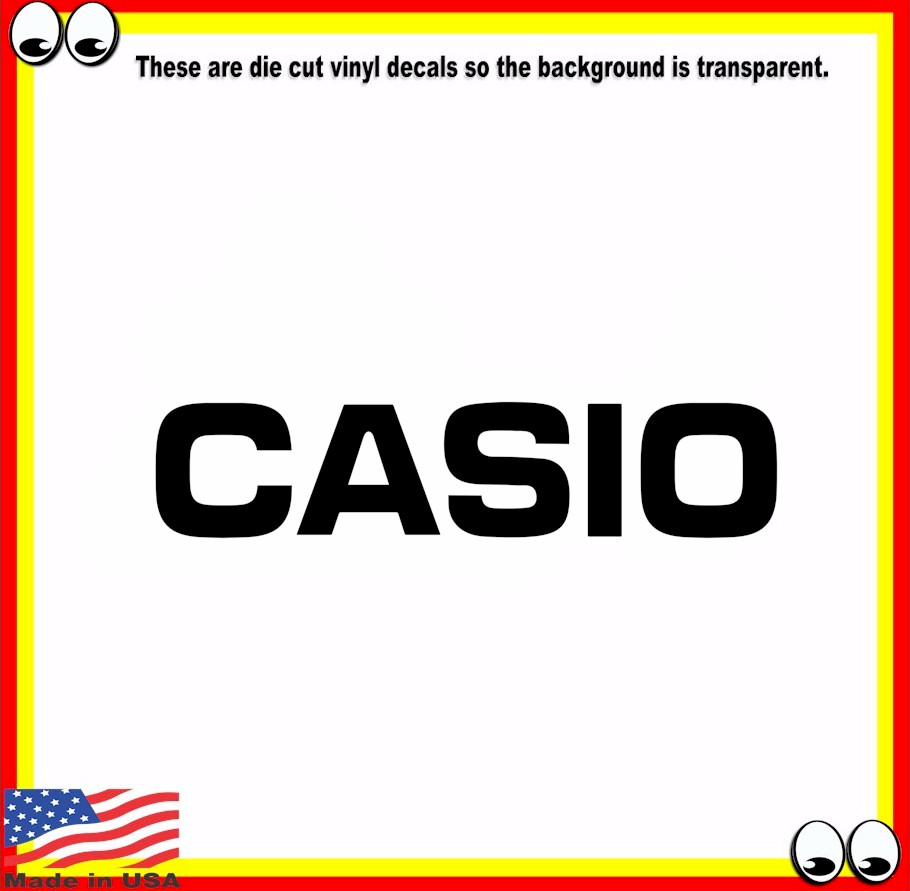 Casio Electronics Sticker Decal for car van truck laptop bike