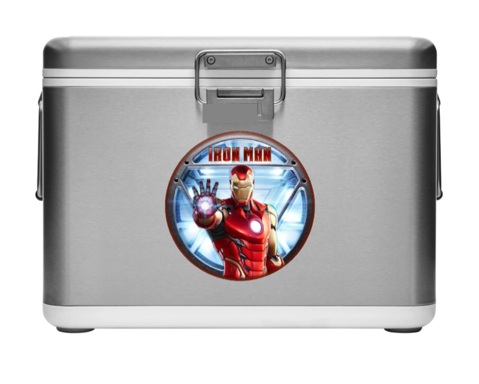Avengers – Iron Man (2025) – 4" Vinyl Decal Car Cooler Laptop Truck Trailer Bar