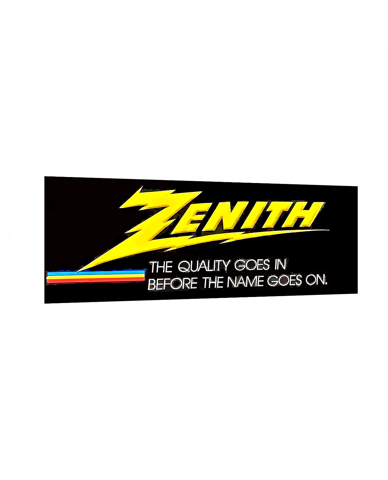 Zenith Sign Sticker New Replica Vintage 70’s 80’s Racing Decal 8 Sizes