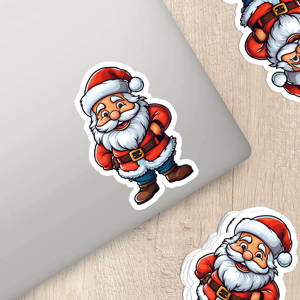Santa Claus Vinyl Sticker – Bring the Magic of Christmas Anywhere