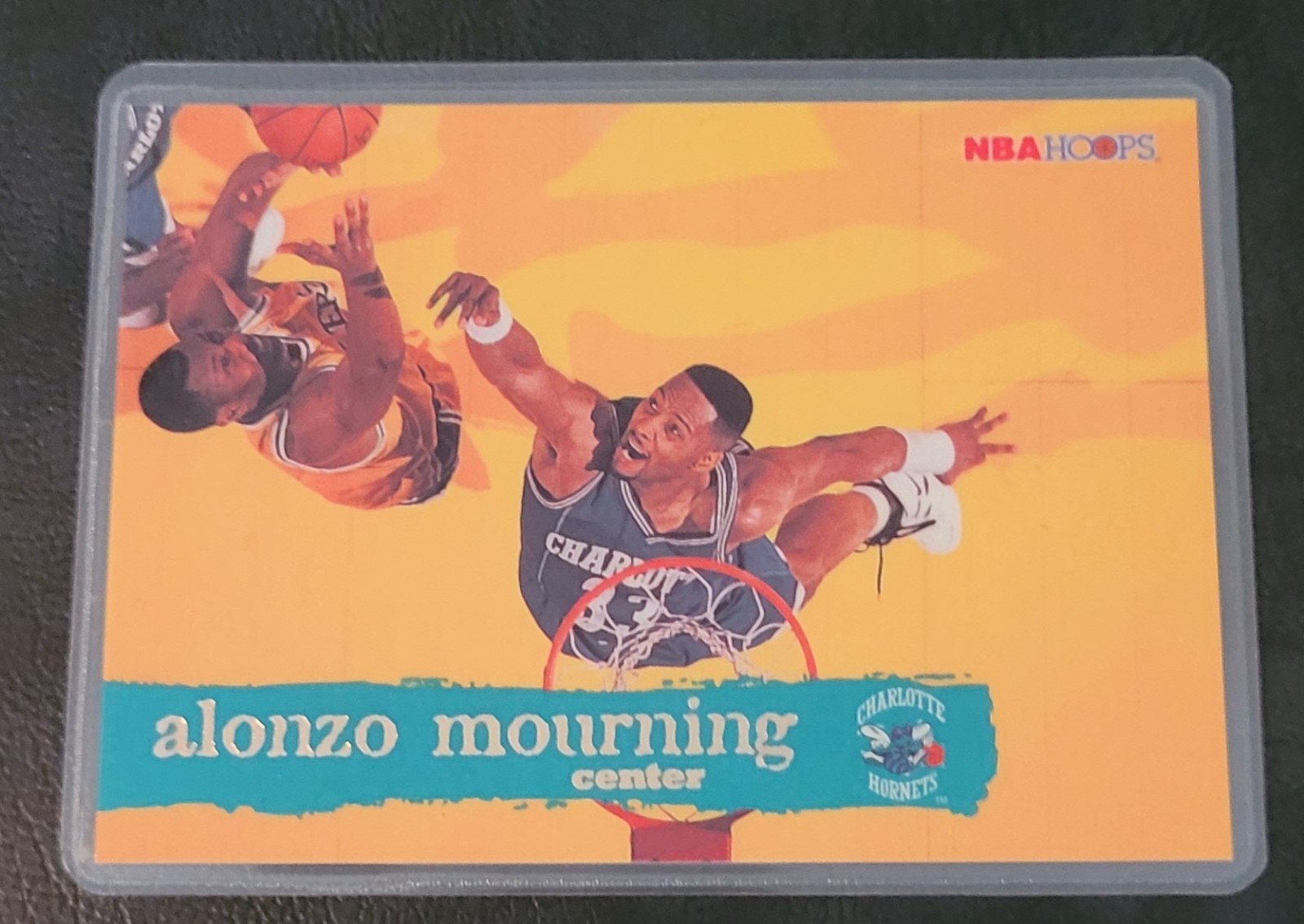 Alonzo Mourning Basketball Card HOF Fridge/Locker/Cabinet Laminated Magnet