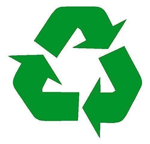New RECYCLE Symbol Green Vinyl Wall Decor Car Window Bumper Decal Sticker 5"