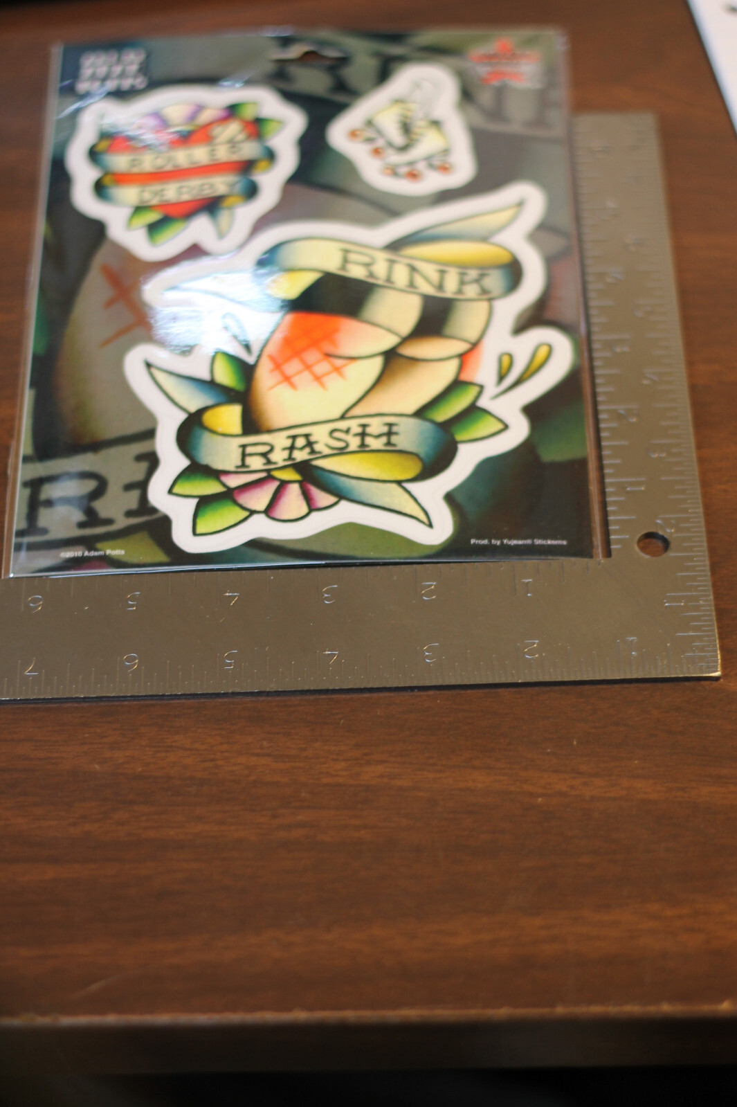 NEW ROLLER DERBY ADAM POTTS 3CT STICKER