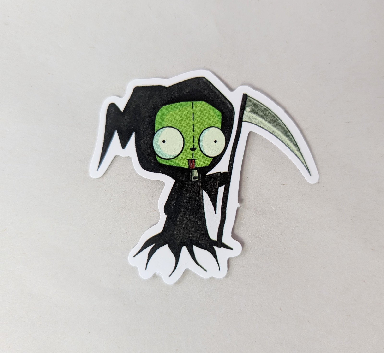 Set Of 10 Stickers Invader Zim & Gir In Dog Costume Alien Animation TV Show