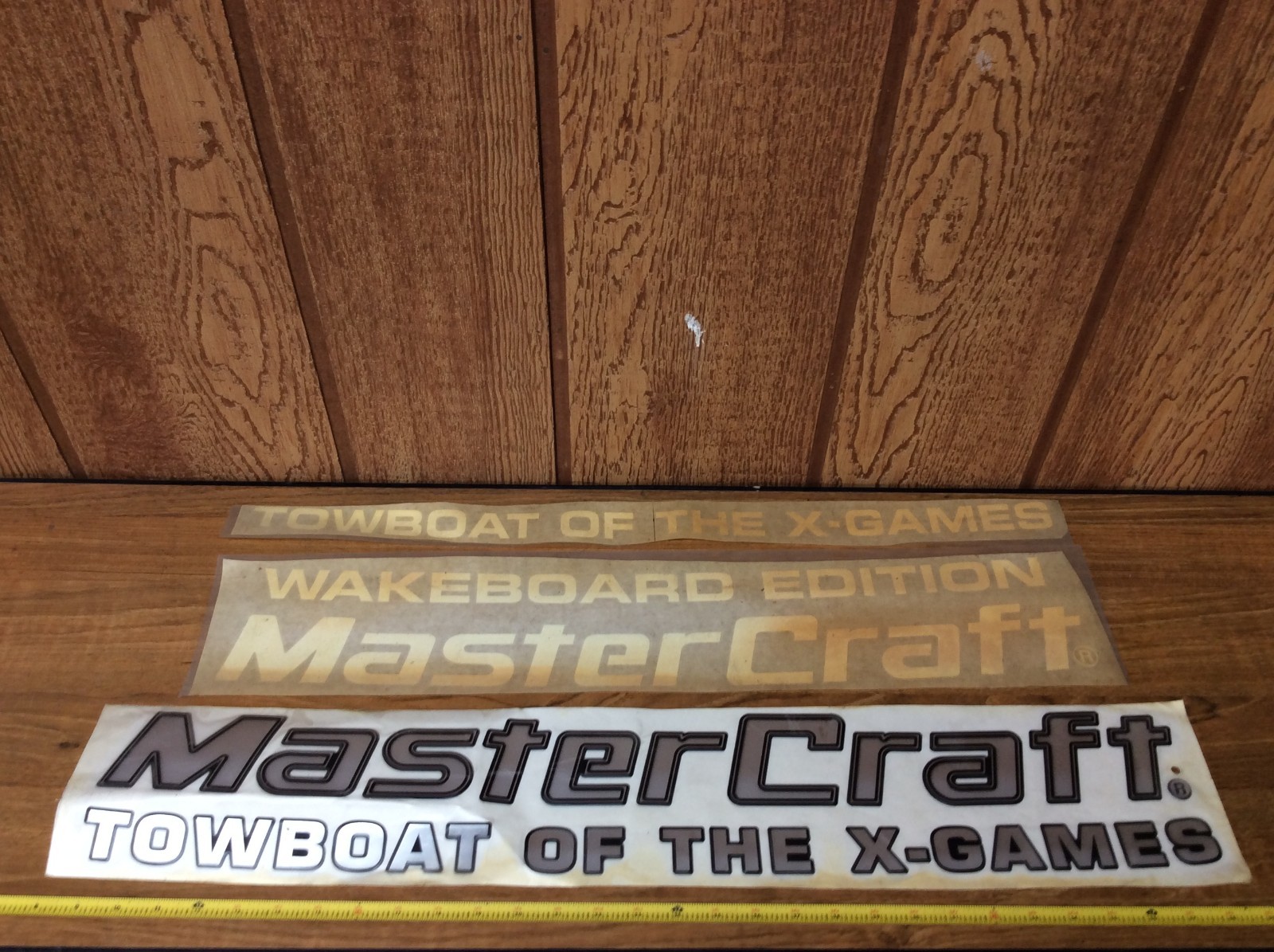 MasterCraft Boats – Silver/White Bundle – Decals/Stickers 30"x5"