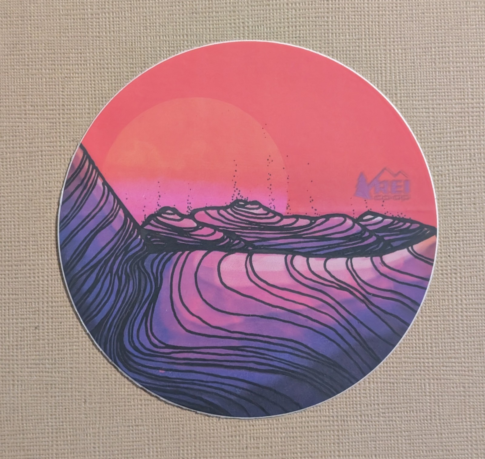 REI Co-op Member Made #5 Sticker – Limited Edition – Outdoor Biking Mountains