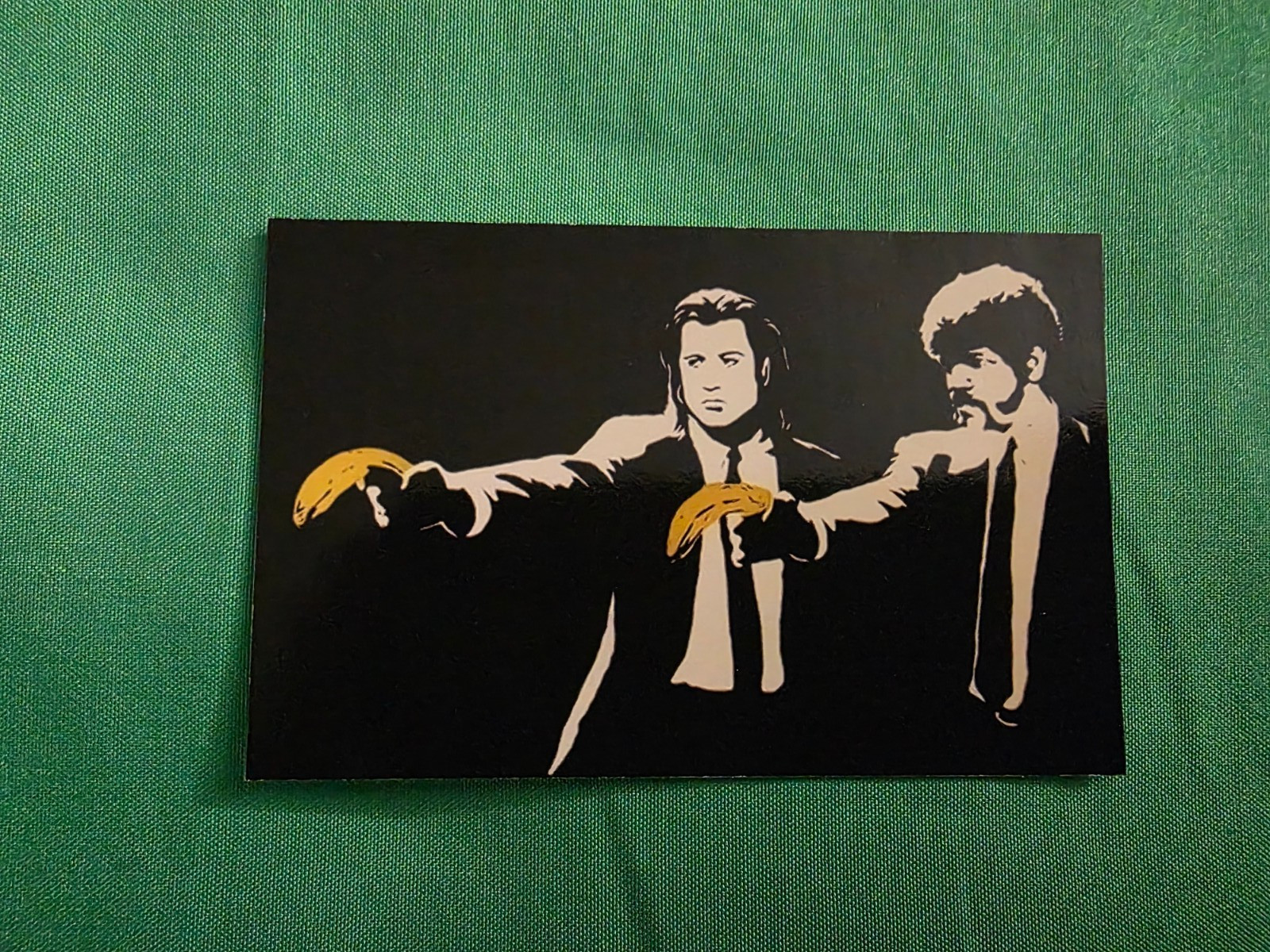 Pulp Fiction Black & White Banana Satirical Sticker Set 2.4×3 Lot of 2 New Gift