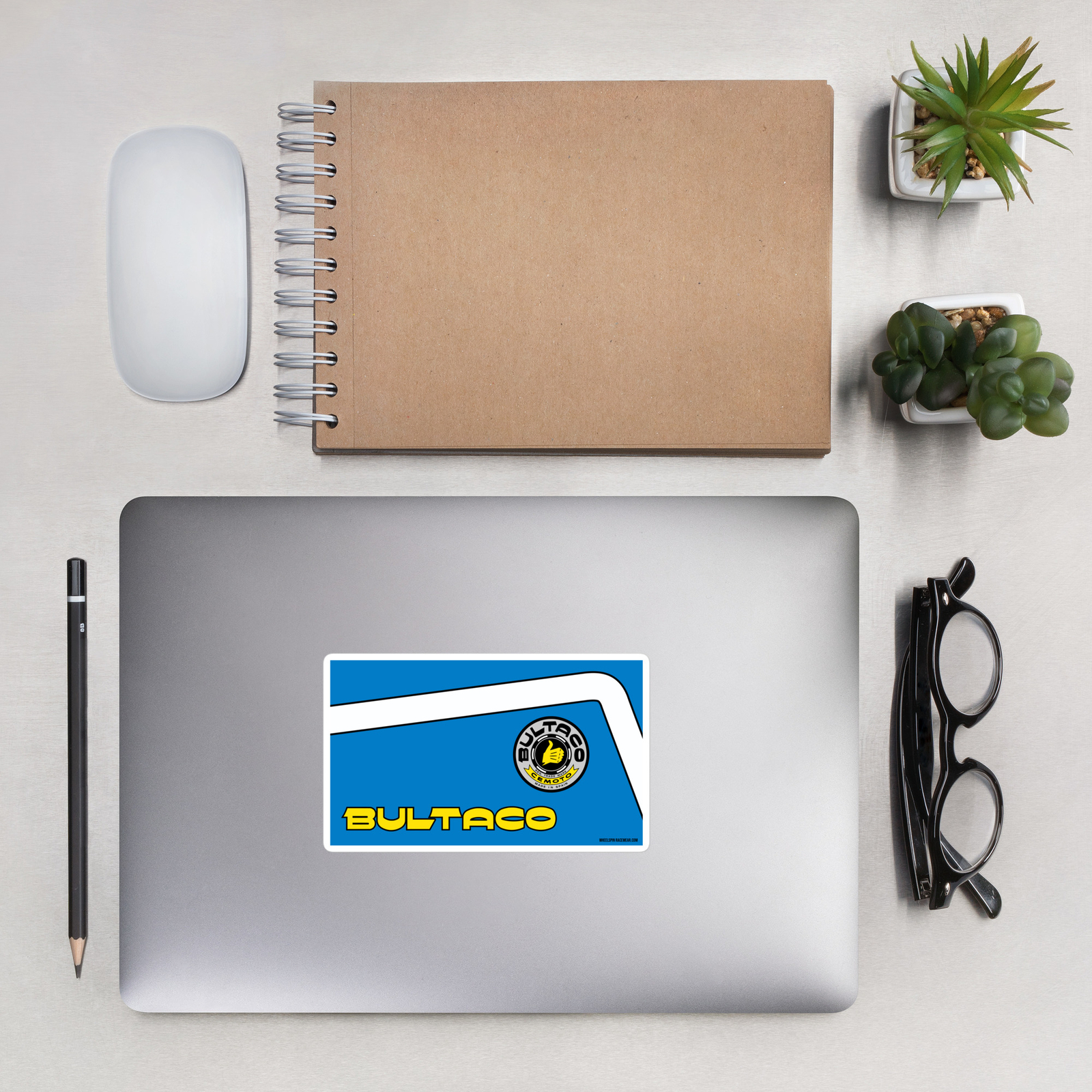 Bultaco Blue Tank Moto Sticker – NEW Vintage MX Motocross