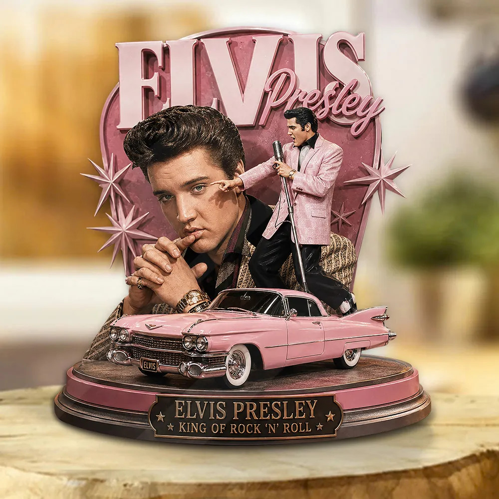 E Presley Custom Shape Acrylic Plaque