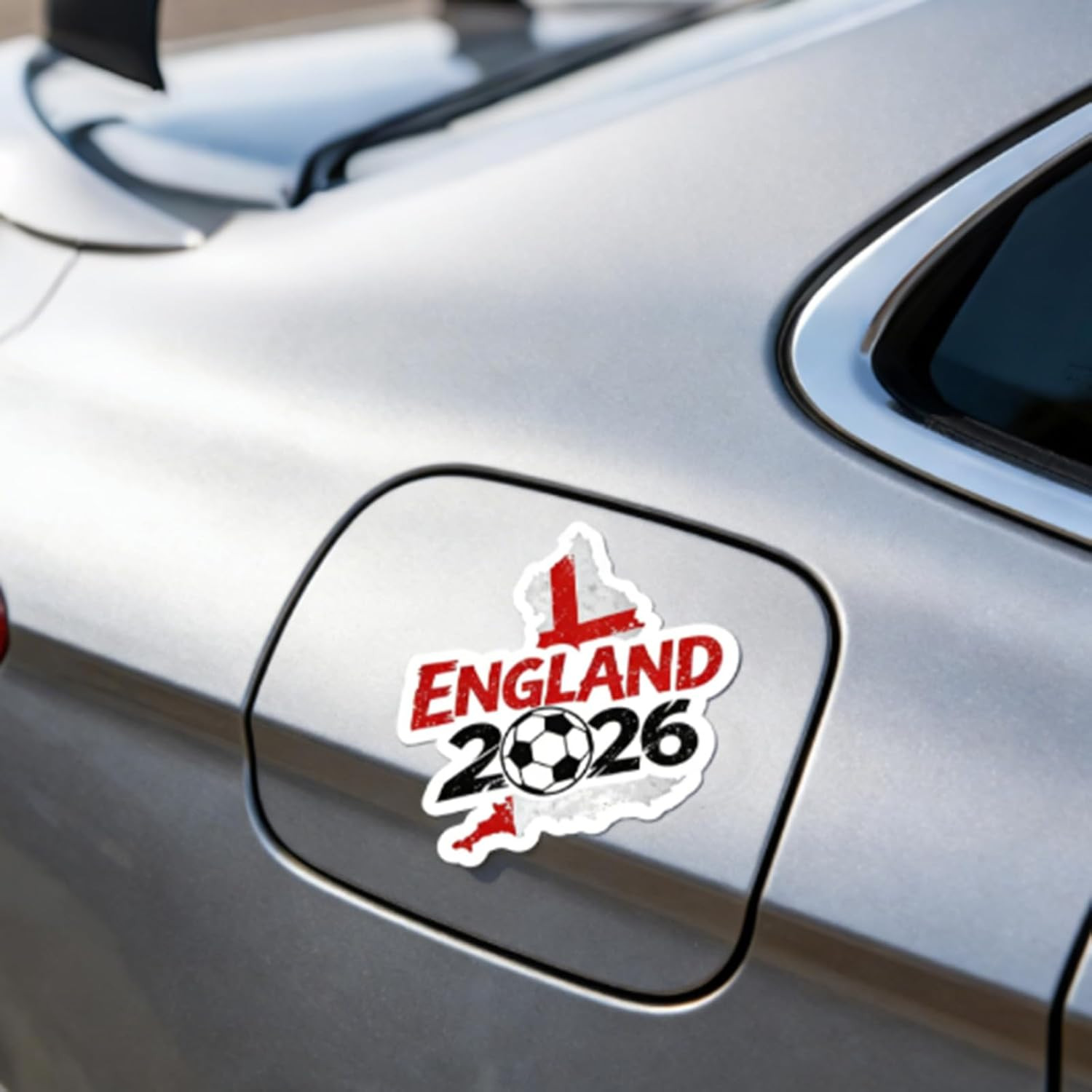 England World Cup Car Decal, Vinyl Waterproof Soccer Stickers, for Car, Window,
