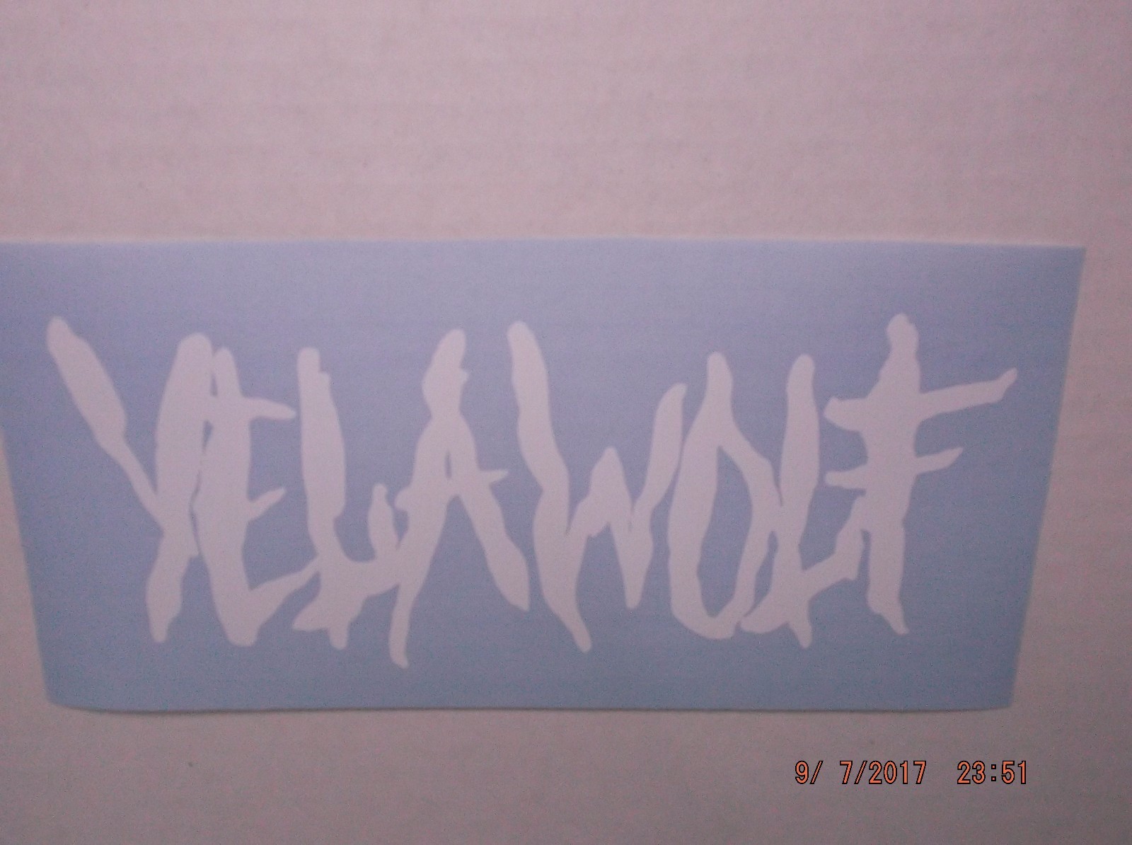 YELAWOLF Decal for Car, Truck, Laptop or Smooth Surface Approx 8" wide