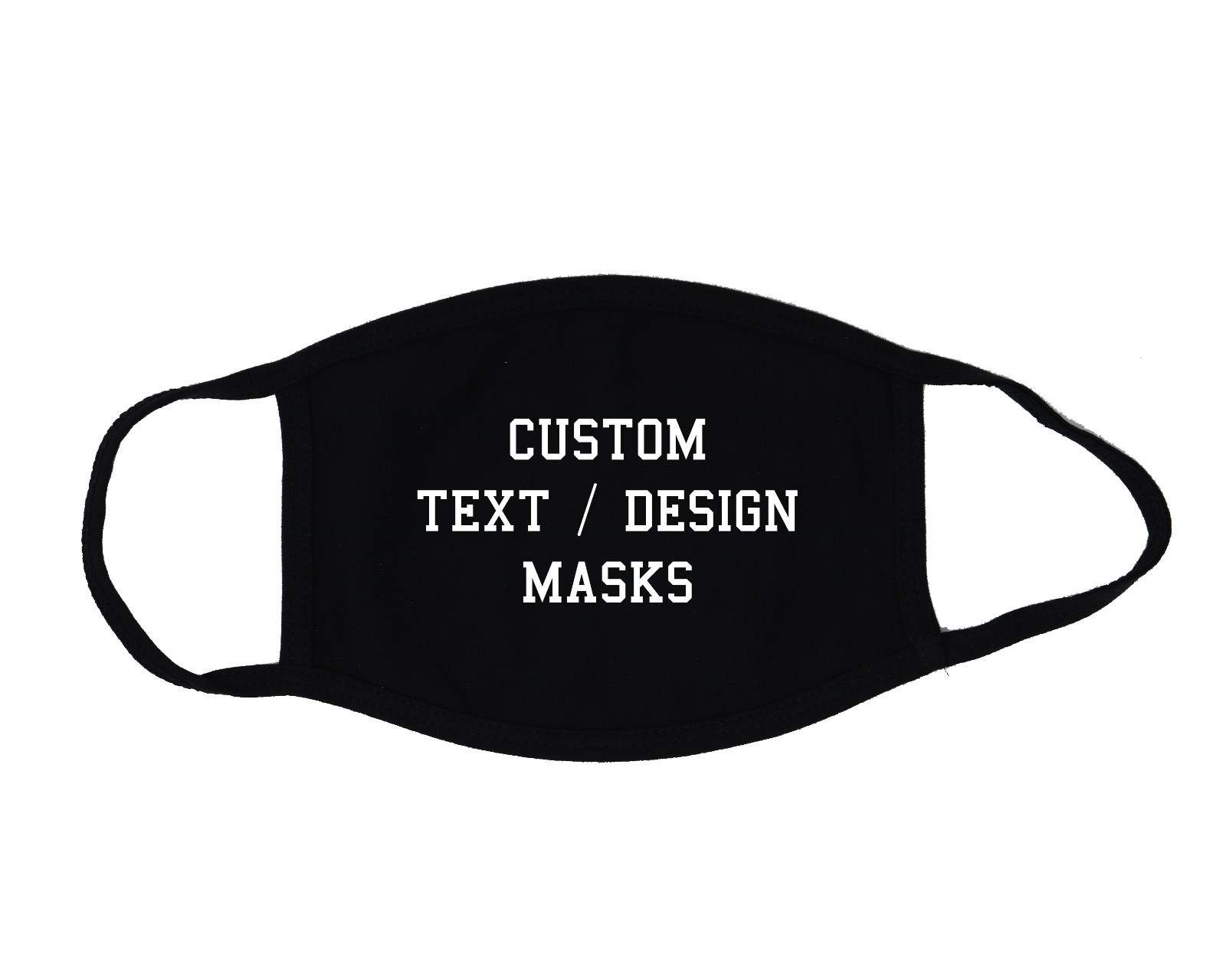 Custom Face Mask for Men and Women 2-ply Unisex Face Mask One Size Made in USA