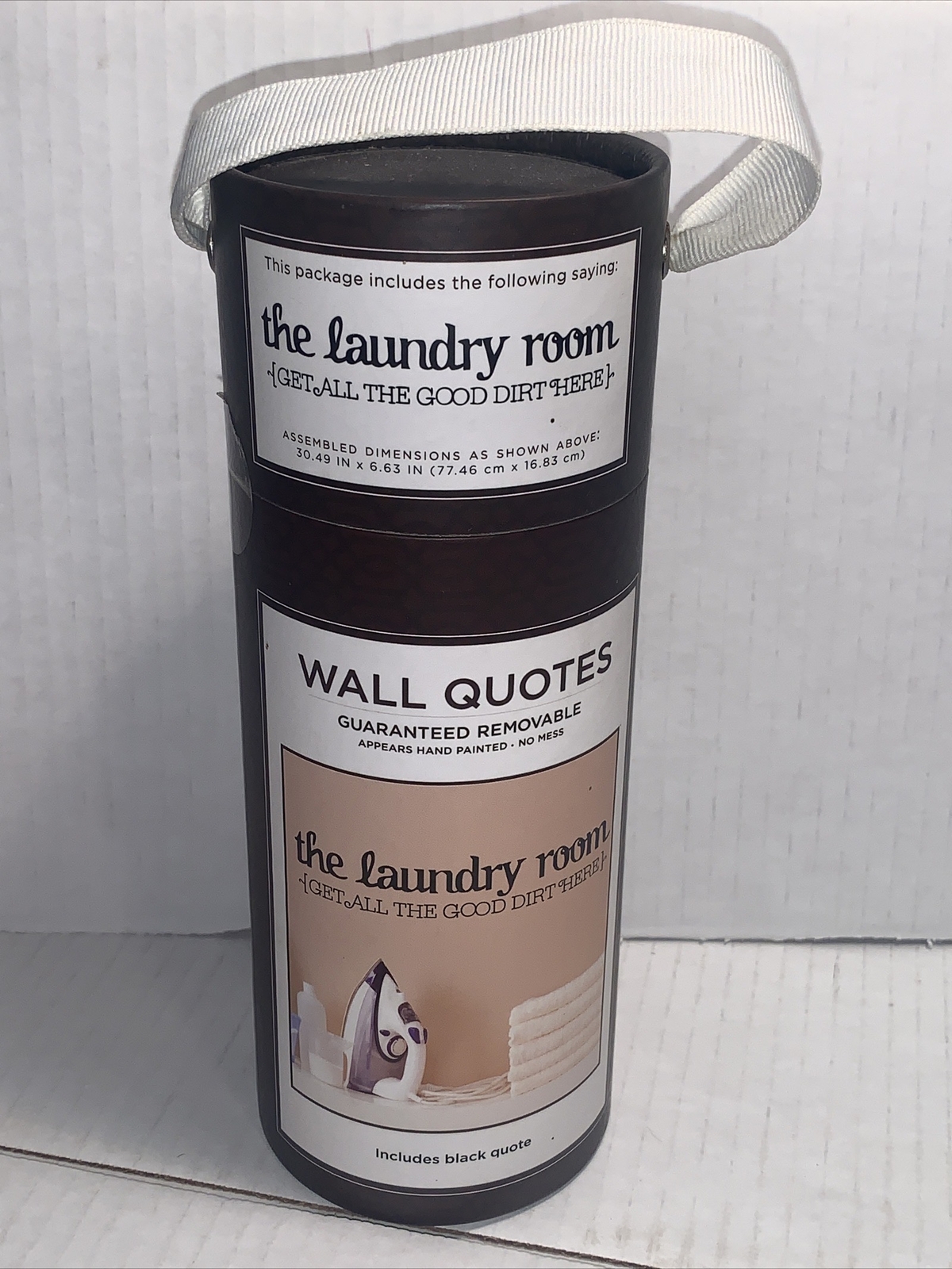 Wall Quotes “The Laundry Room”~ “Get All The Good Dirt Here” New
