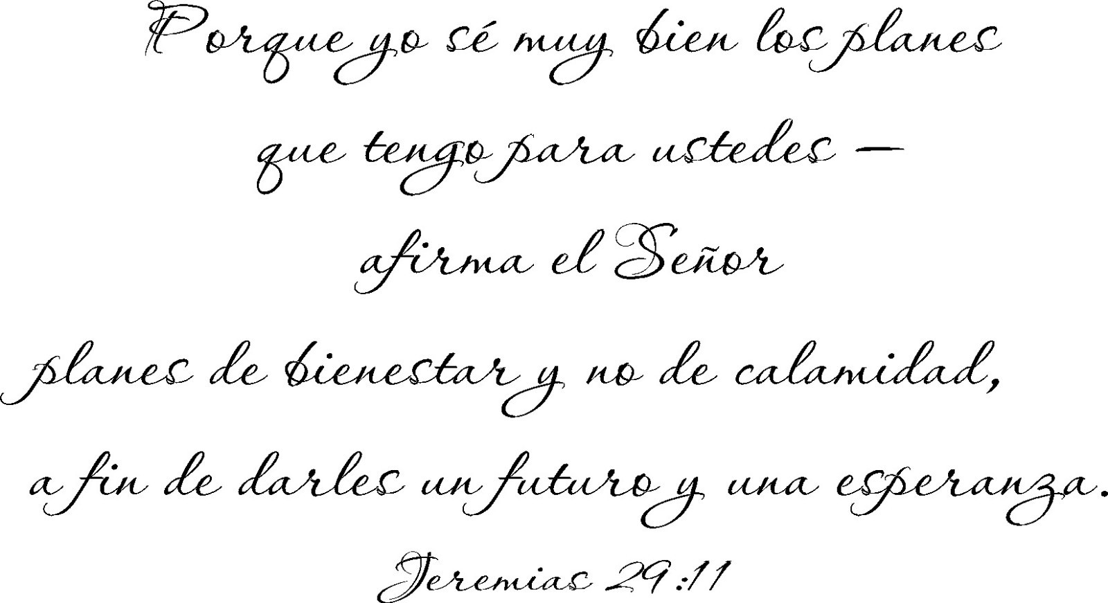 Jeremiah 29:11 Span 11"x22" Bible Verse Wall Decal by Scripture Wall Art – Decor