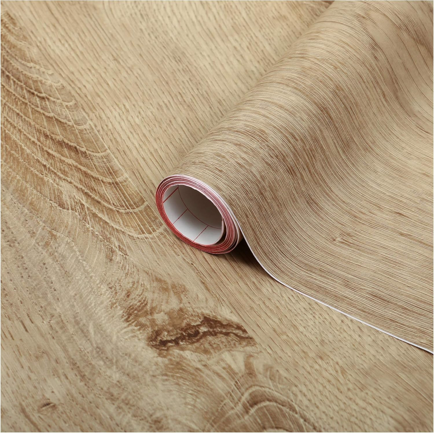 346-0668 Decorative Self-Adhsive Film, Ribbeck Oak, 17" X 78" Roll