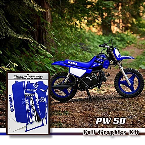 Decal Kit for Yamaha PW 50 PW50 piwi 50, YMPW5096N004-KO Blue