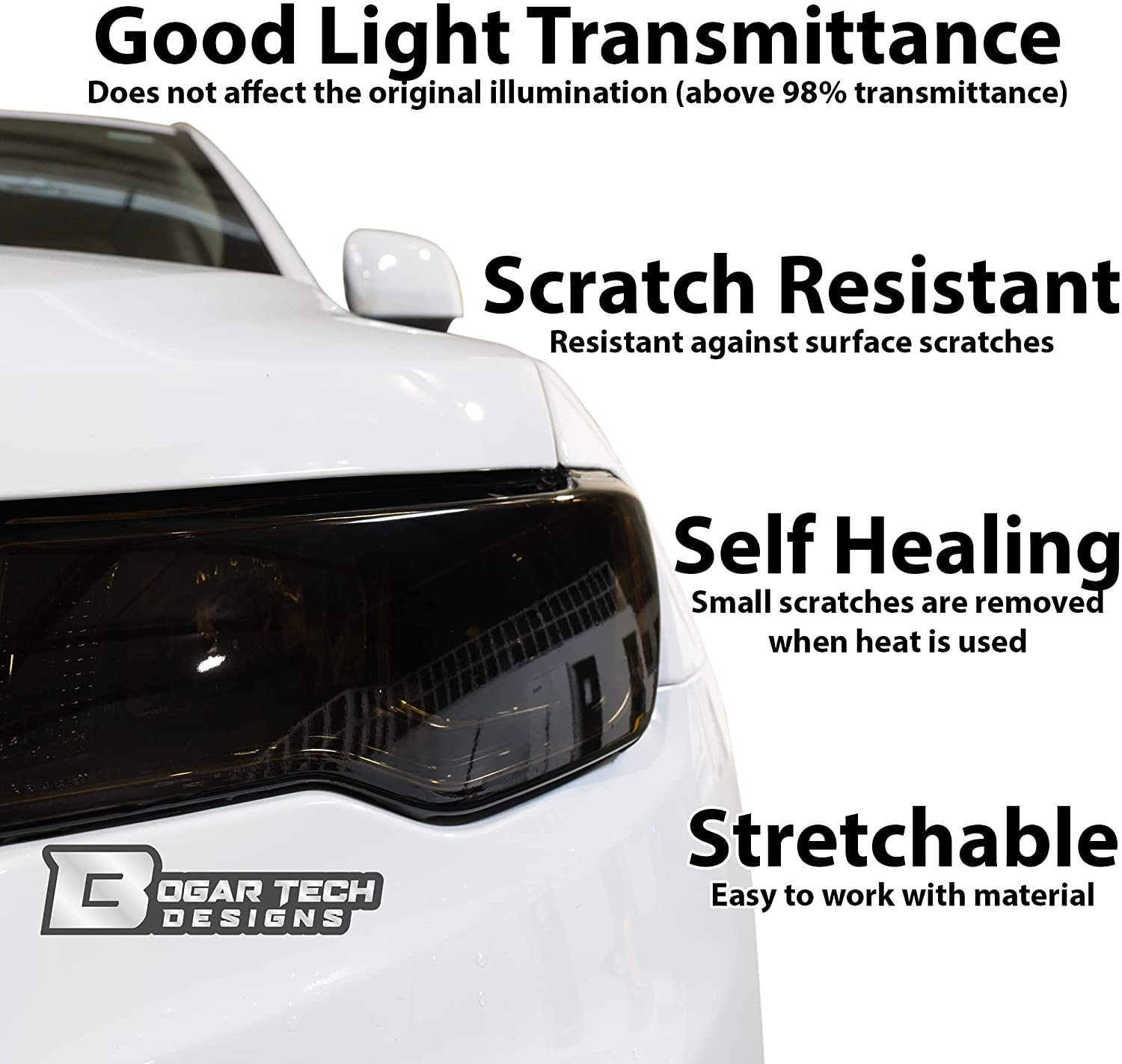 Fog Light Tint Kit Compatible with and Fits Honda Civic Sedan 2016-2021, Yellow