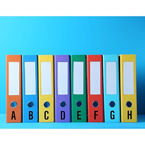 8 Sheets Self Adhesive Vinyl Letters Numbers Kit, Mailbox Numbers 1 Inch Black