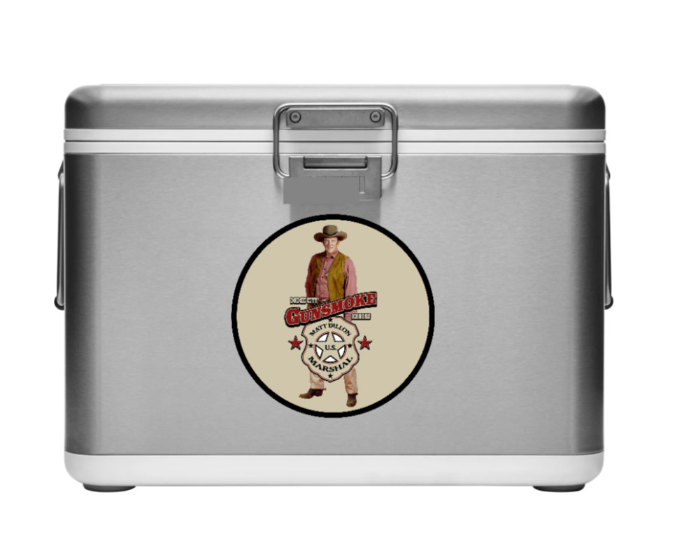 Gunsmoke (Matt Dillon) – 4" Vinyl Decal Sticker Handmade Cooler Laptop Vehicle