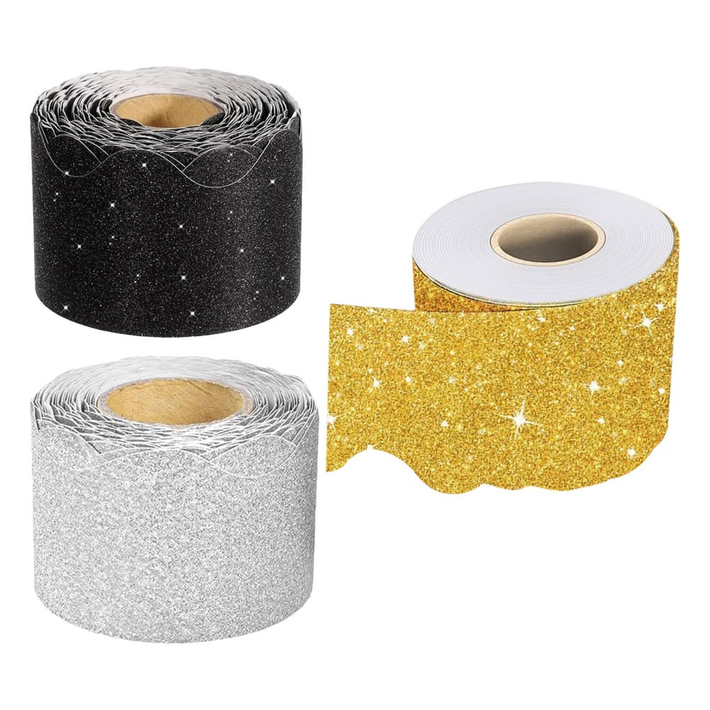 3 Rolls Holiday Bulletin Board Borders Paper Trim Classroom Decor