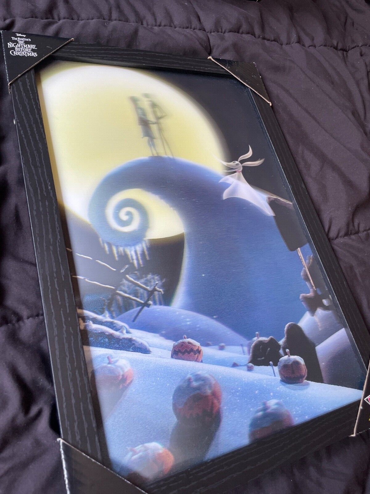 Jack Skellington Sally and Zero Top of hill scene The Nightmare Before Christmas