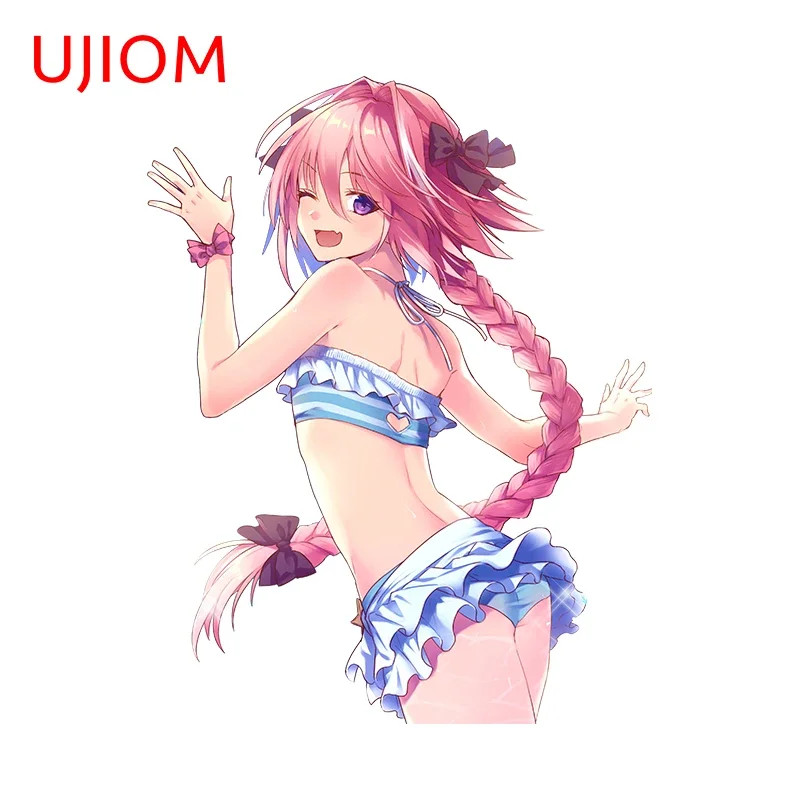 UJIOM Bikini Astolfo Alluring Femboy Wall Stickers Alluring Persoanlity Computer