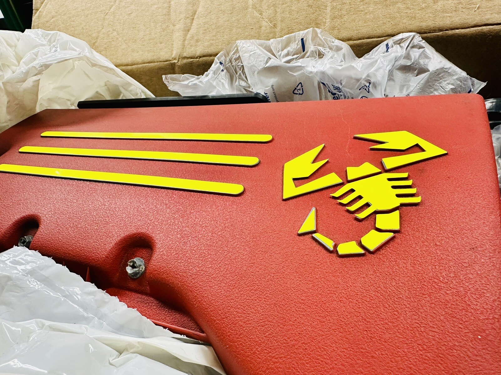 Vinyl Overlay Sticker Decals for Intake of Any 2012 2013 2014 Fiat 500 Abarth