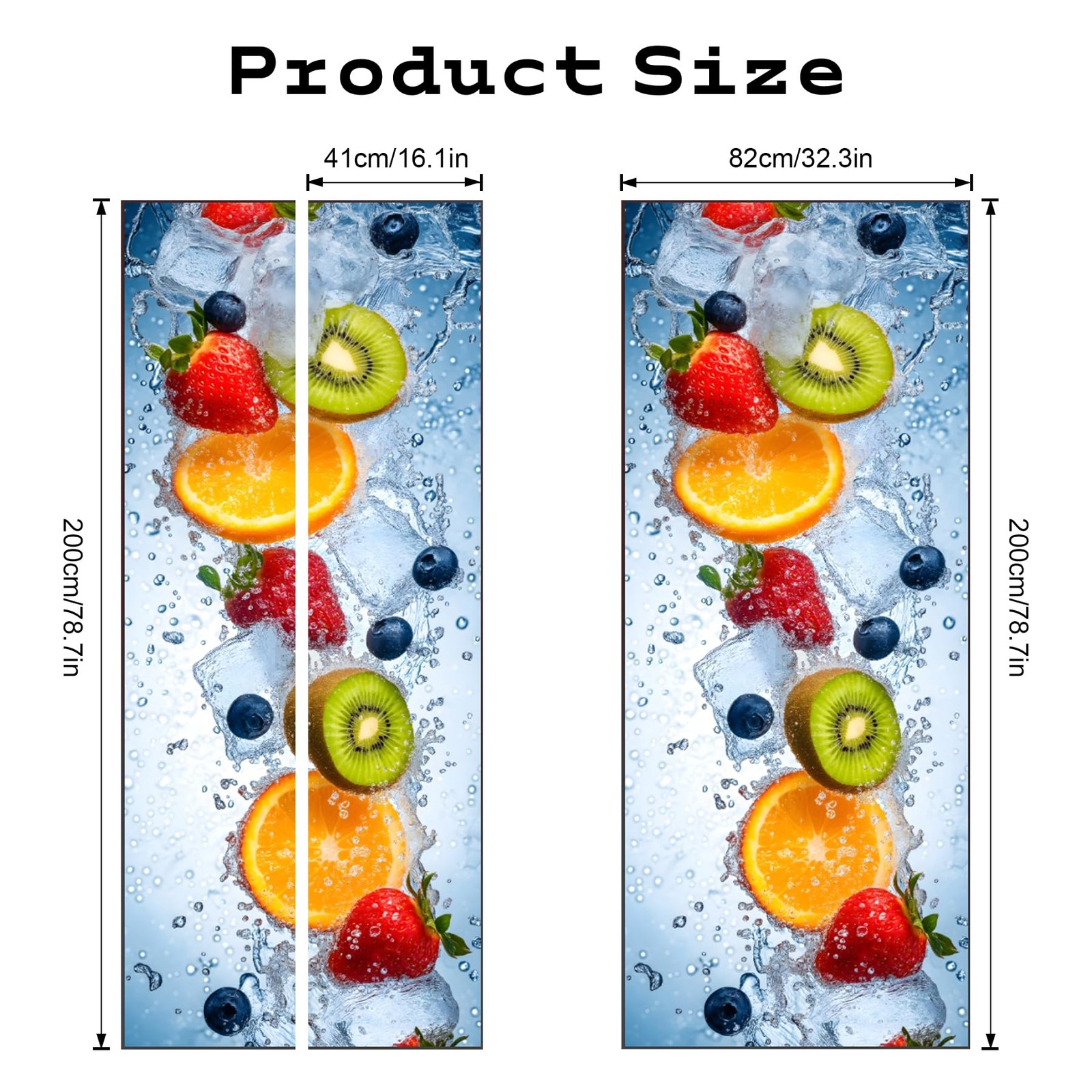 -Adhesive Vinyl Refrigerator Stickers Peel and Stick Removable Wallpaper for …