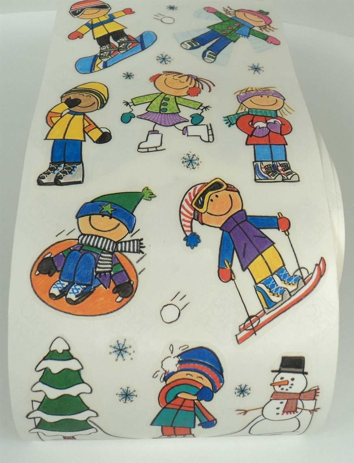 Me & My BIG Ideas – Winter Kids SR-116 Themed Stickers – 12" x 5.5" Sheet – New