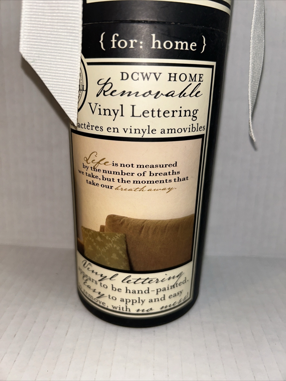 Once Upon A Wall DCWV Home Removable Vinyl Life Is not measured by Numbers SU62