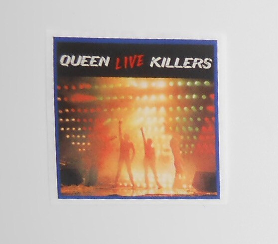 Queen Live Killers Small Sticker (square) 1.5×1.5 Freddie Mercury