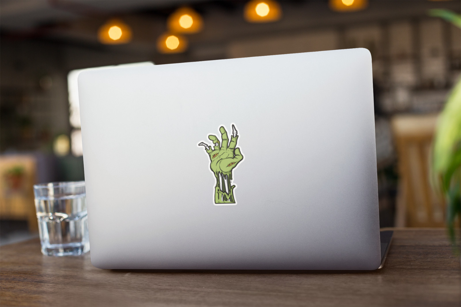 4" Zombie Hand UV-Resist Sticker Decal | Car Laptop Window | Spooky Vinyl