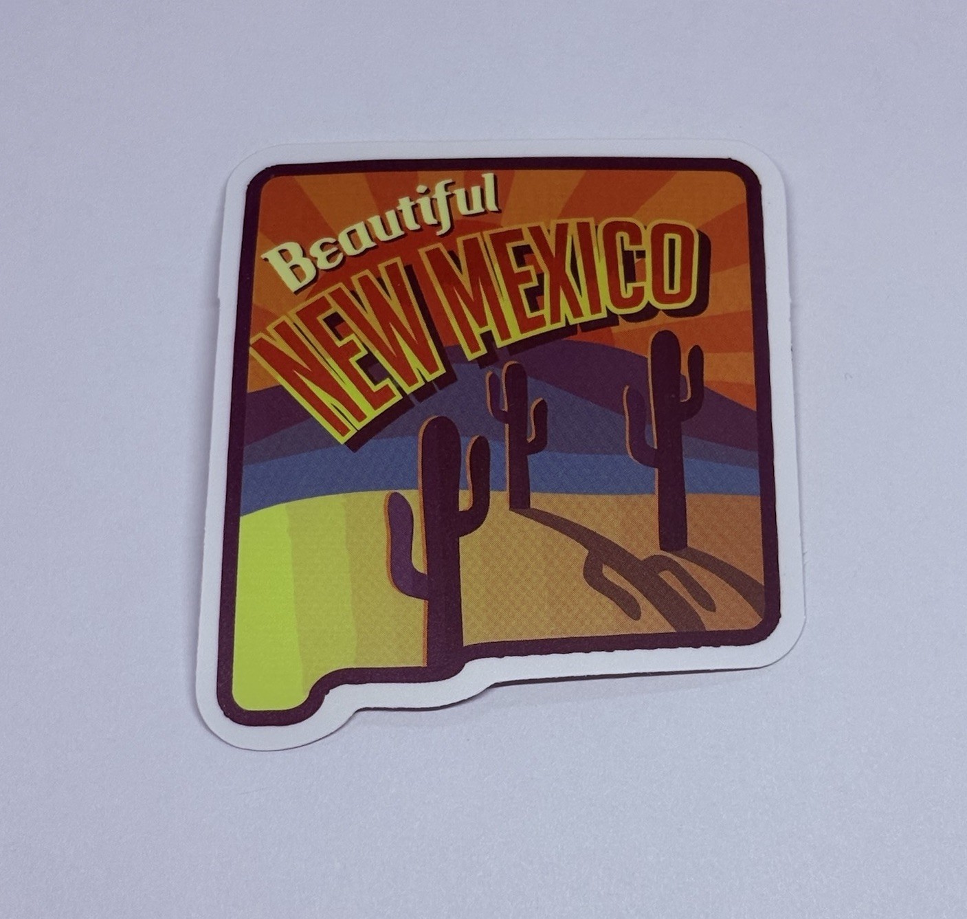 New Mexico State Map Sticker Travel Art Decal Vinyl Country Souvenir Matte Tc6