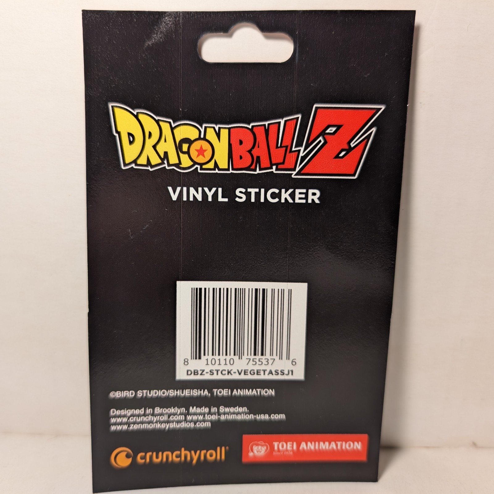 Dragon Ball Z Large Sticker Lot Official Collectible Vinyl Decal Goku Vegeta