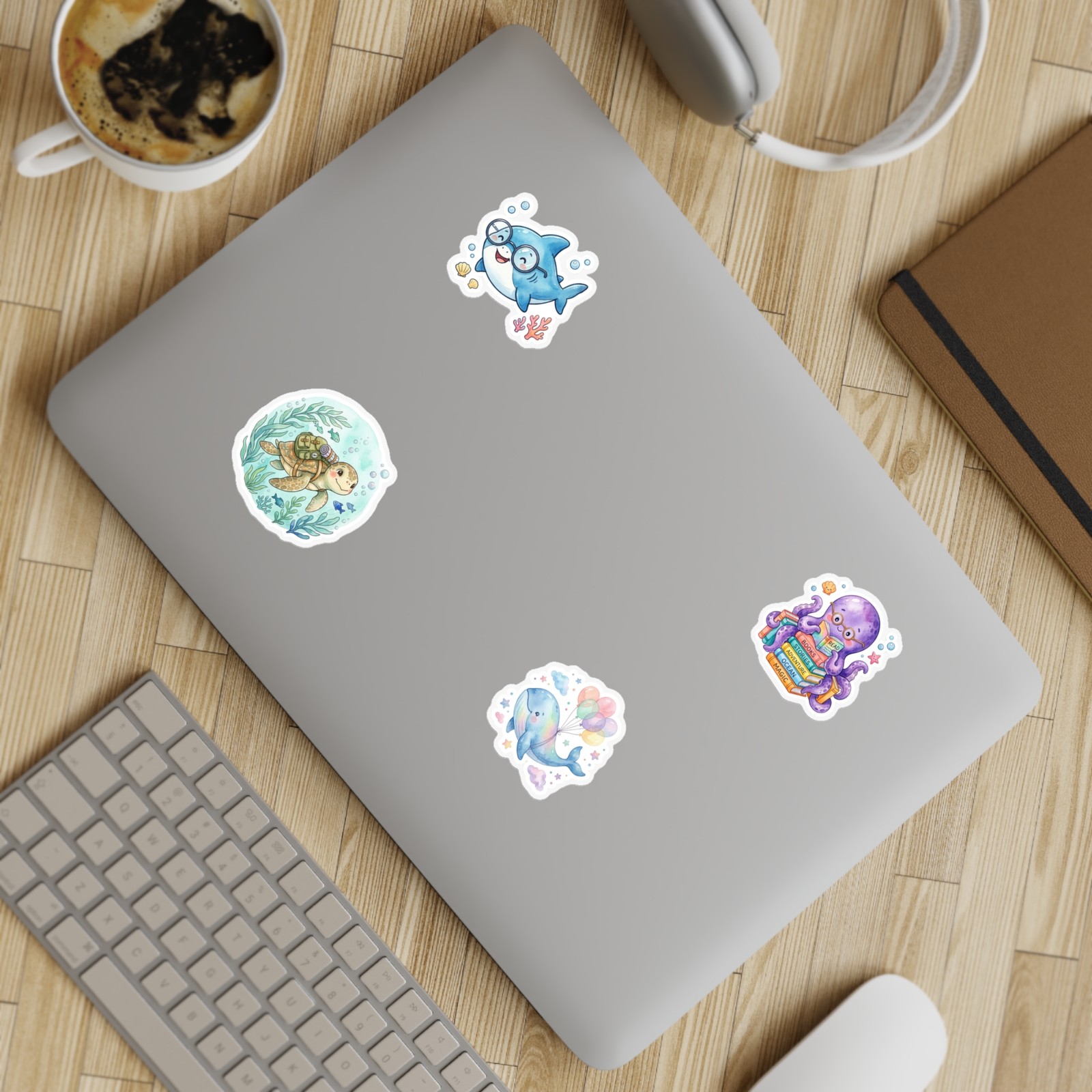 Holographic Sea Creature Sticker Sheet
