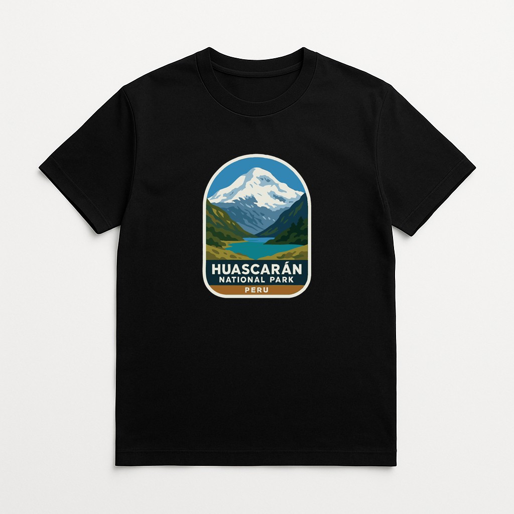 Huascarán Peru Iron On Heat Transfer Vinyl HTV Die-Cut World National Parks