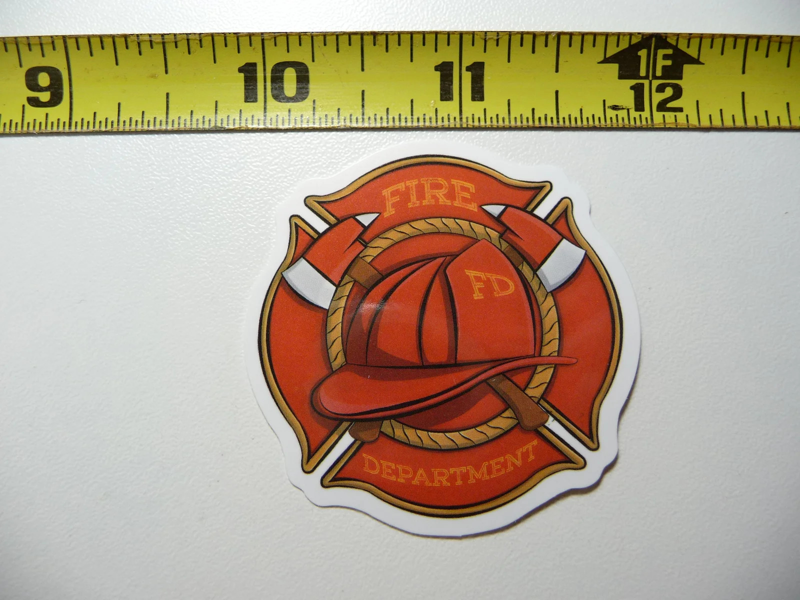 GENERIC FIREFIGHTER SCRAMBLE HELMET SMALL STICKER DECAL WORK JOB HARD HAT PRIDE
