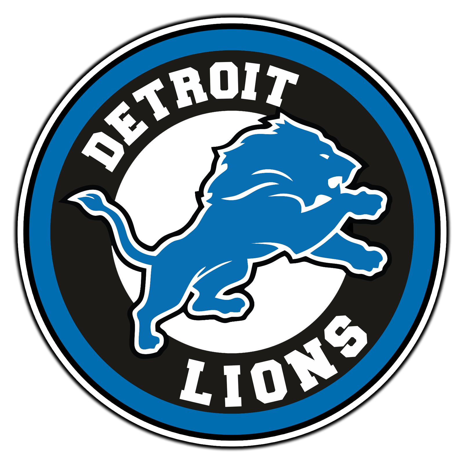 Detroit Lions Logo #13 Football Sticker Waterproof Vinyl Decal DieCut Car Laptop
