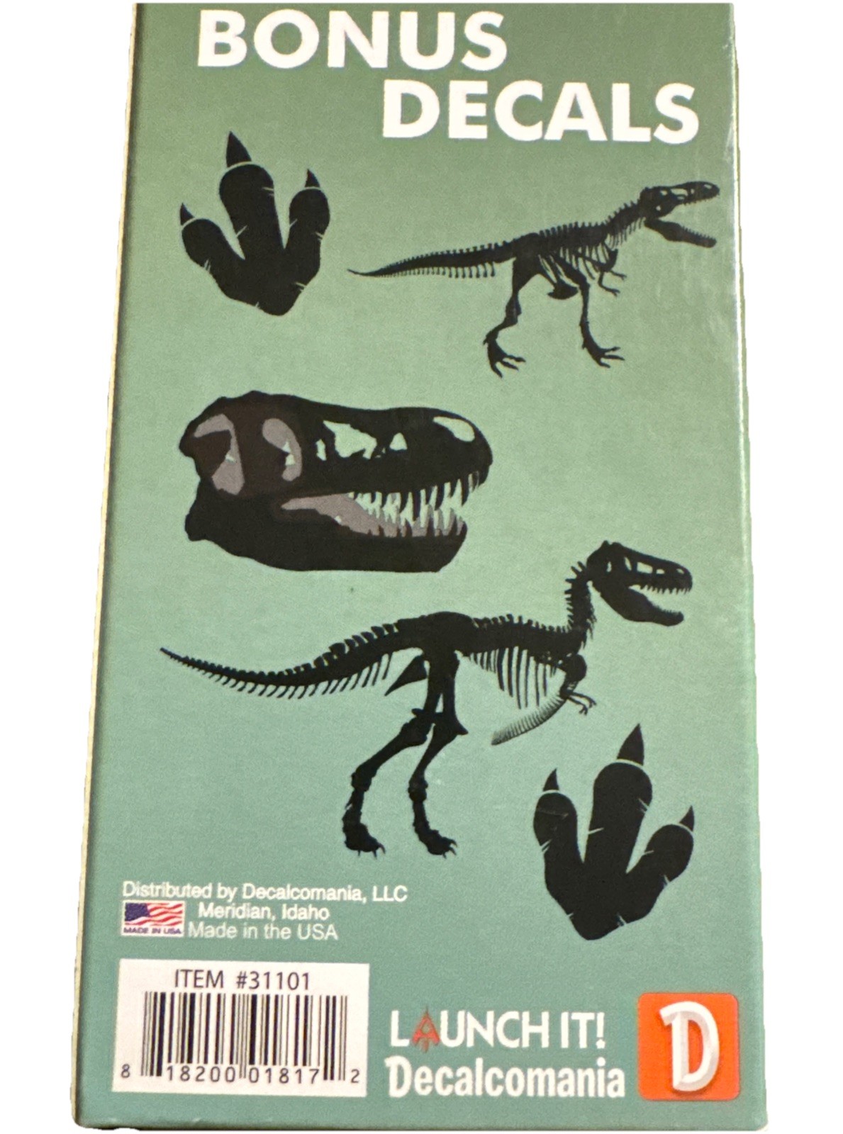 Dinosaur T-Rex Wall Decal Art Decor 6 Decals NIB