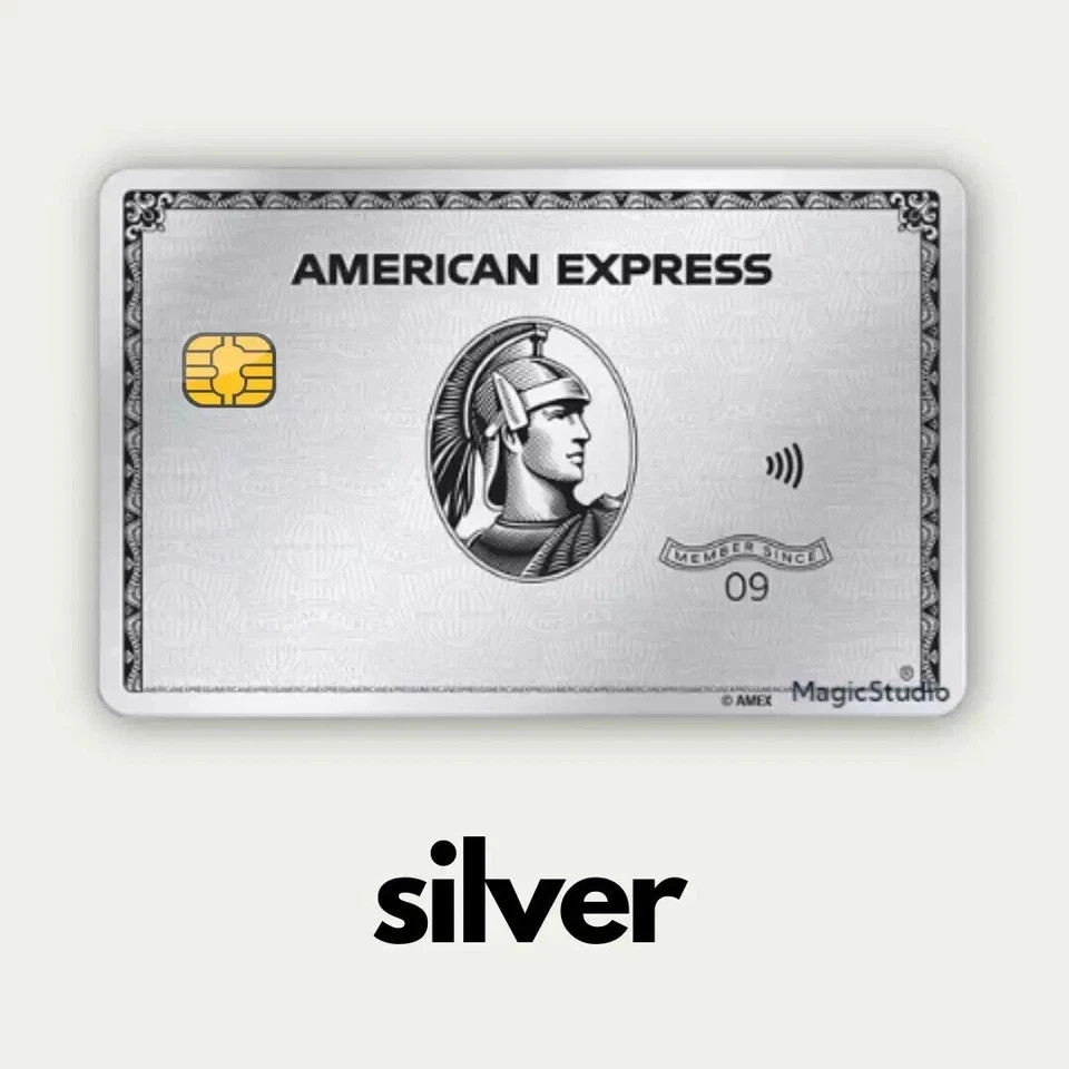 AMEX AE Credit Card Skin Sticker Cardskins Vinyl Black Gold Platinum or set of 3