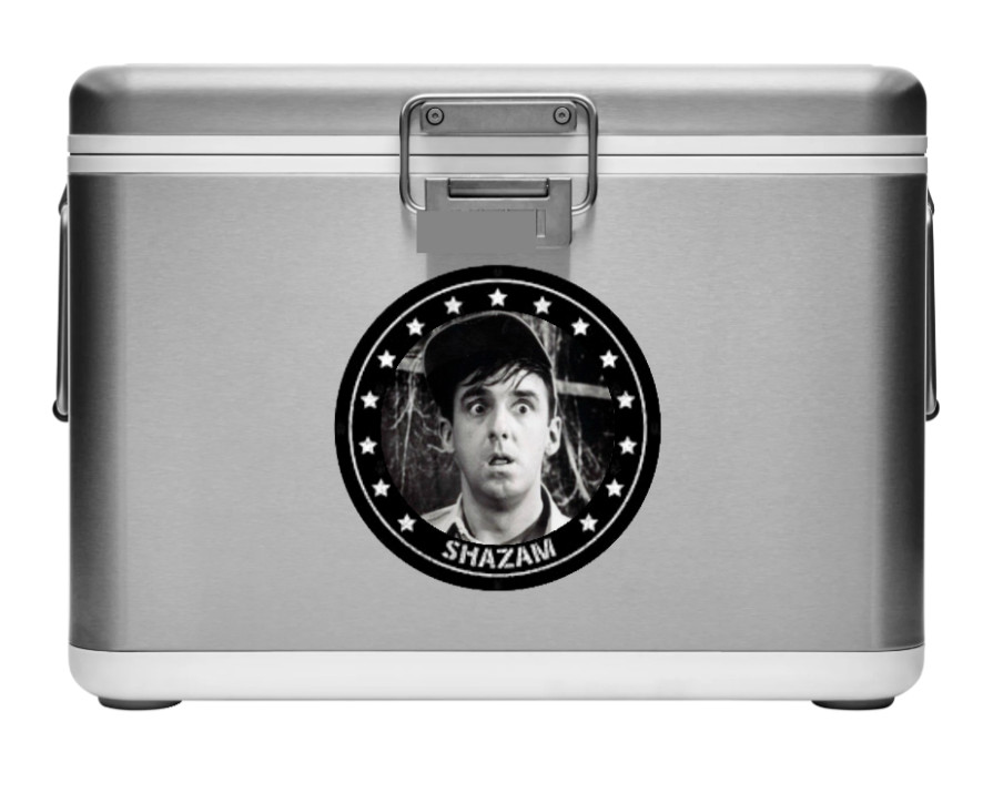 Andy Griffith Show (Gomer Shazam) – 4" Vinyl Decal Car Cooler Laptop Smoker Bar