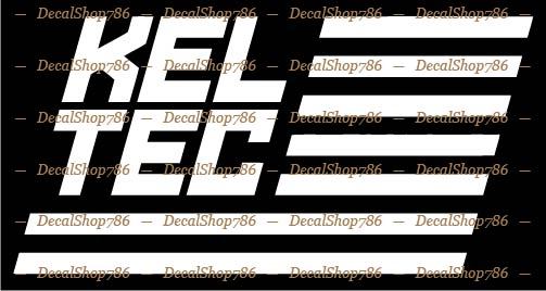 KEL TEC Firearms – Hunting/Outdoor Sports – Vinyl Die-Cut Peel N' Stick Decals