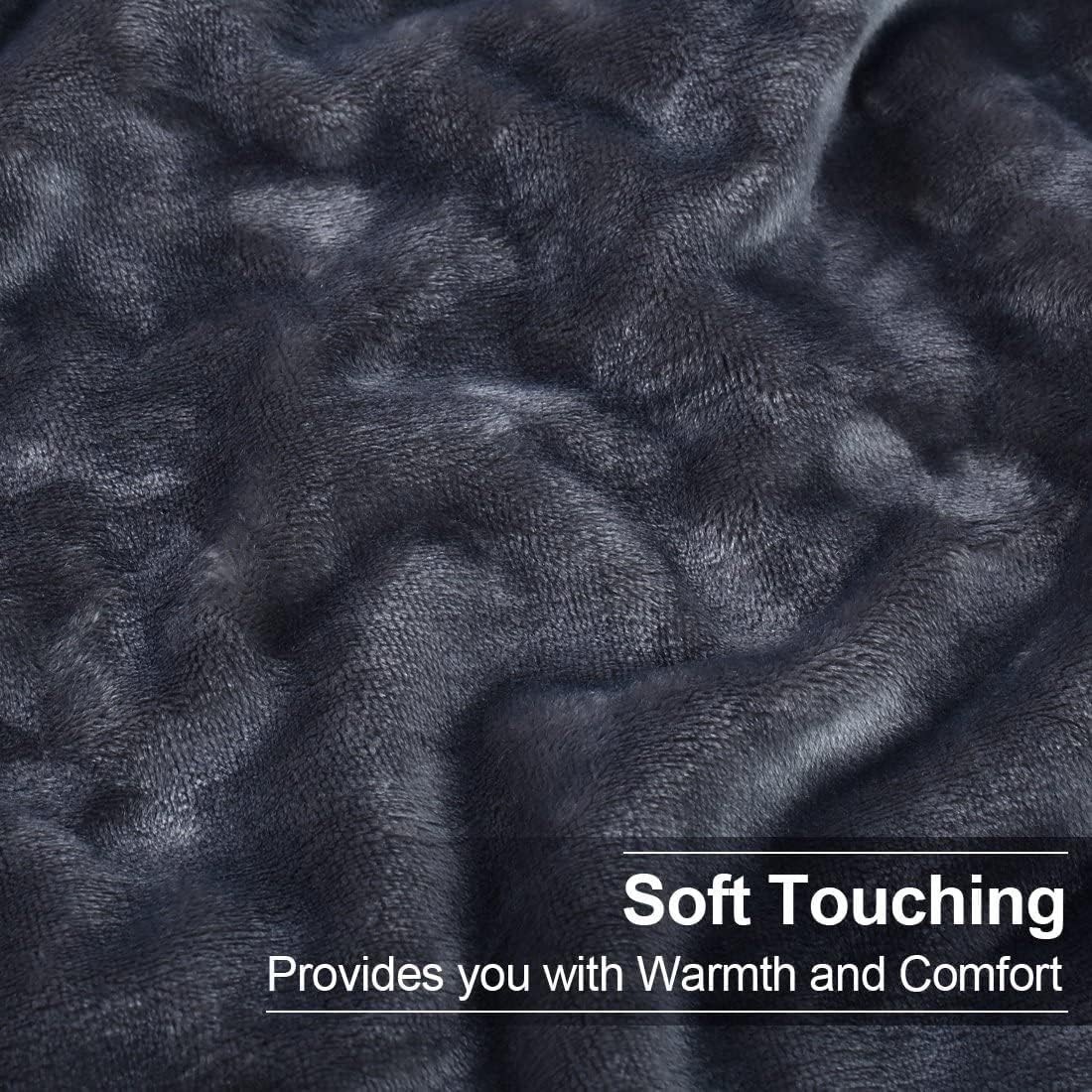 Soft California King Blanket Warm Fuzzy Microplush Lightweight Thermal Fleece Bl