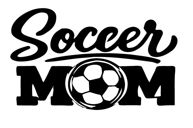 Soccer Mom Vinyl Sticker Football Fan Car Window Decal