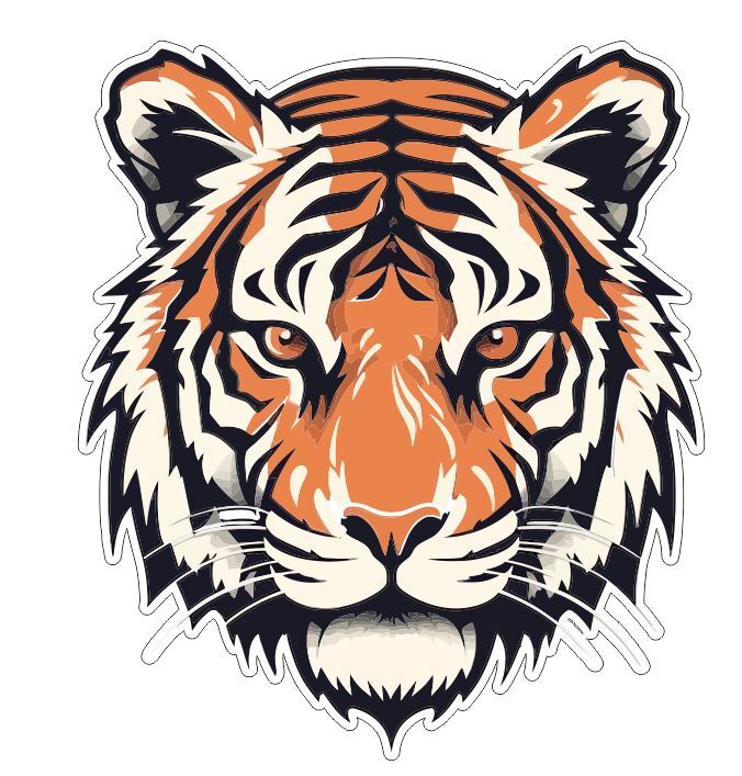 Tiger Sticker A10